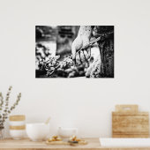 手を持ってバラ墓地の彫刻 ポスター (キッチン)