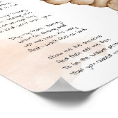 手を持ってパパ形見パパギフト ポスター (角)