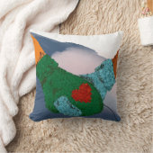 手を持つカップルのアートプリント、バレンタインの贈り物 クッション (ブランケット)