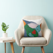 手を持つカップルのアートプリント、バレンタインの贈り物 クッション (椅子)