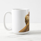 手を持つ蝶のデジタル自然アート コーヒーマグカップ (左)