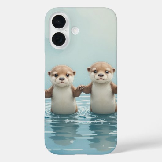 手を持つOtters iPhone / iPadケース Case-Mate iPhoneケース (裏面)