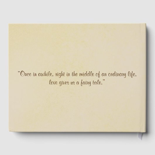 手を持パーソナライズされたつ素朴き木結婚の ゲストブック (裏面)