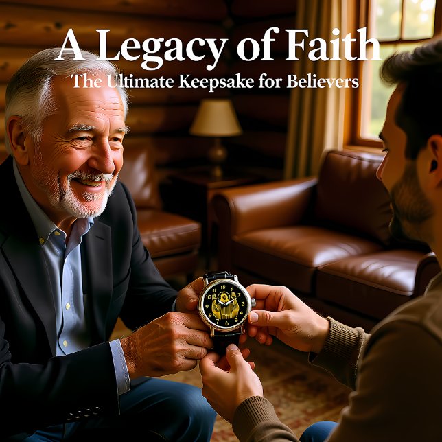 手を挙げてイエスを金色に表したもの 腕時計 (クリエイターアップロード済み)