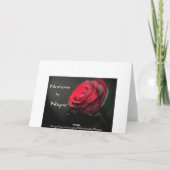 手を挙げないで カード (裏面)