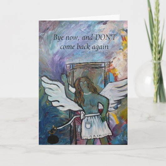 手を振って悪い人間関係カード カード (正面)