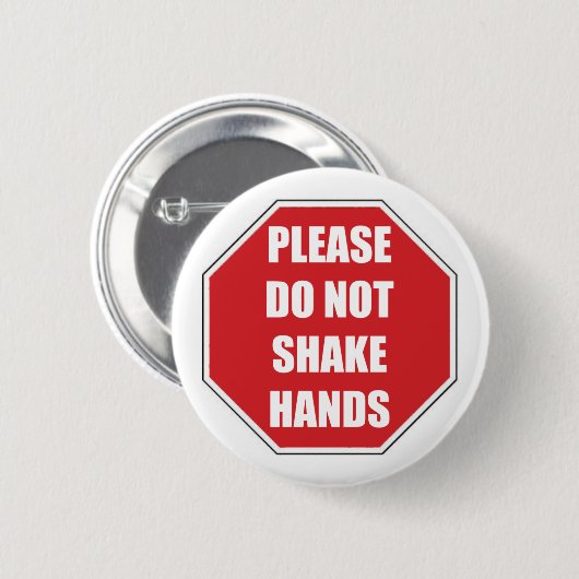 手を振らないで 缶バッジ (正面&裏面)