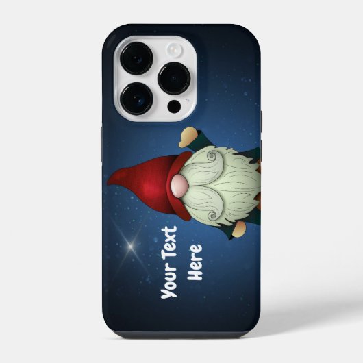 手を振るノームiPhone/iPadケース iPhoneケース (裏面)