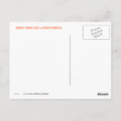 手を振る友達を作る ポストカード (裏面)