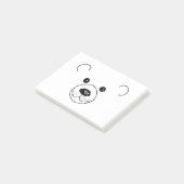 手を描いたとても可愛いクマの最も可愛いクマのアート ポストイット (アングル)