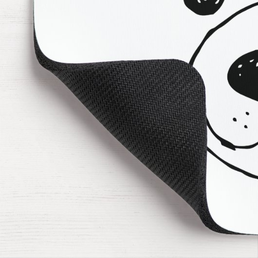 手を描いたとても可愛いクマの最も可愛いクマのアート マウスパッド (コーナー)