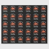 手を握りたいタコのプンダークbg ラッピングペーパー (フラット)