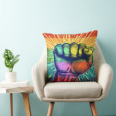 手を握り締めた クッション (椅子)