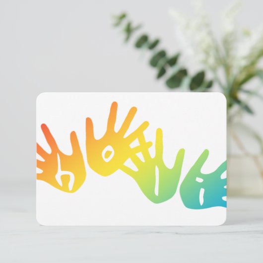 手を握り締める 招待状 (スタンド正面)