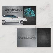 手を握り締める |自動整備士 名刺 (正面/裏面)