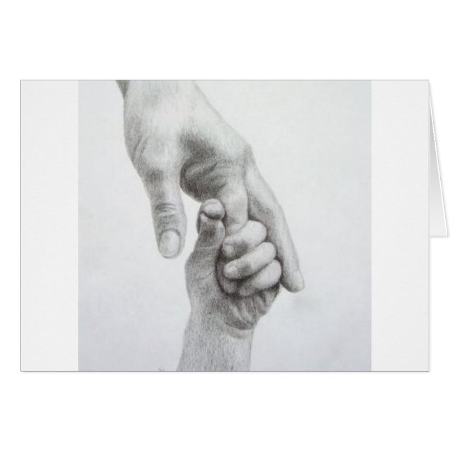 手を握ること (正面横)