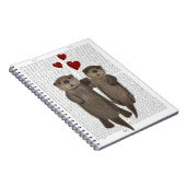 手を握るカワウソ ノートブック (右側)