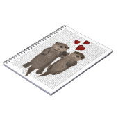 手を握るカワウソ ノートブック (左側)