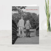 手を握る – Brother カード (正面)