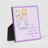 手を握れ –  フォトプラーク (正面)