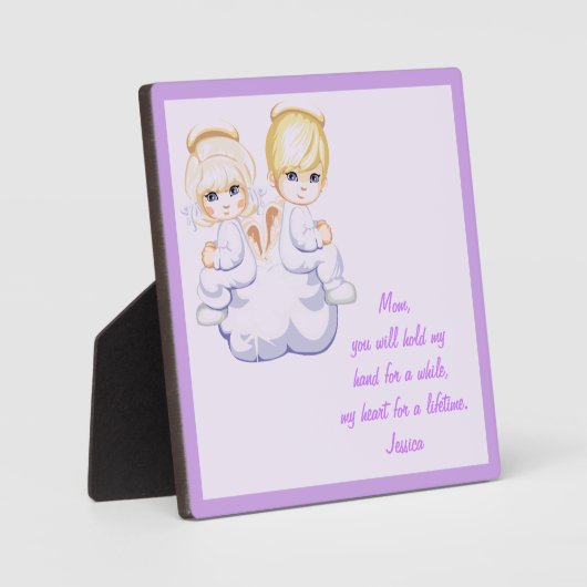 手を握れ –  フォトプラーク (正面)