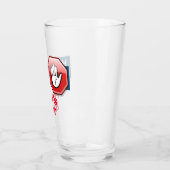 手を放せ!ビールガパーソナライズされたラス タンブラーグラス (左)
