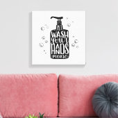 手を洗いなさい キャンバスプリント (インサイチュ (リビング))