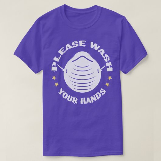 手を洗いなさい Tシャツ (デザイン正面)