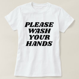 手を洗いなさい Tシャツ