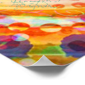 手を洗うおもしろいかわいらしスクールのインスピレーション ポスター (角)