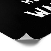 手を洗うインフルエンザの季節 ポスター (角)