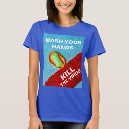 手を洗うカスタマイズ可能 Tシャツ
