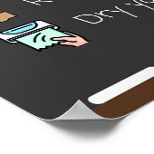 手を洗うポスター子供へ ポスター (角)