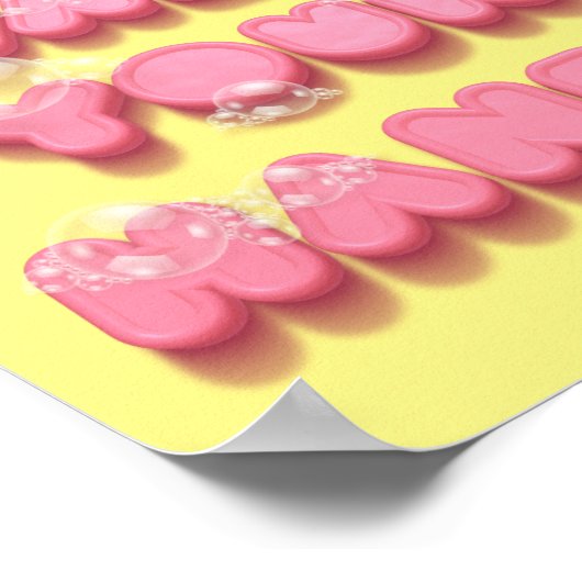 手を洗う衛生安全アラーム ポスター (角)