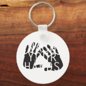 手を洗う キーホルダー (正面)