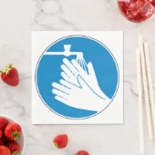 手を洗う（健康と安全） （衛生） スタンダードランチョンナプキン (インサイチュ)