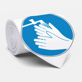 手を洗う（健康と安全） （衛生） ネクタイ