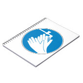 手を洗う（健康と安全） （衛生） ノートブック (左側)