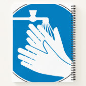 手を洗う（健康と安全） （衛生） ノートブック (裏面)