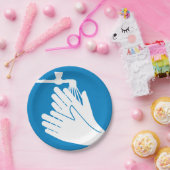 手を洗う（健康と安全） （衛生） ペーパープレート (パーティー)