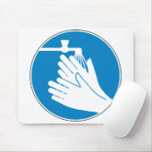 手を洗う（健康と安全） （衛生） マウスパッド (マウス)