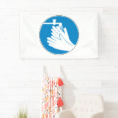 手を洗う（健康と安全） （衛生） 横断幕 (インサイチュ)