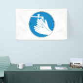 手を洗う（健康と安全） （衛生） 横断幕 (トレードショー)