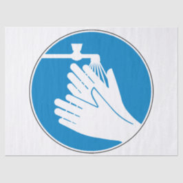 手を洗う（健康と安全） （衛生） 薄葉紙