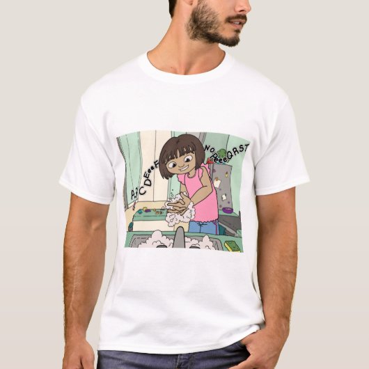 手を洗う Tシャツ (正面)