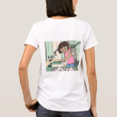 手を洗う Tシャツ (裏面)