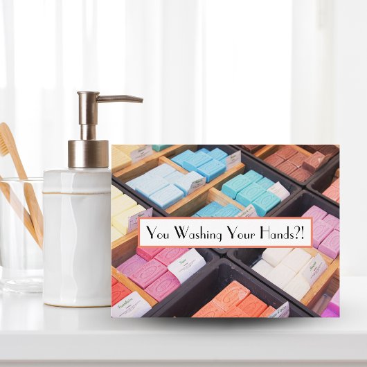 手を洗え?!ソッカラフルプ ポストカード