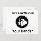 手を洗ったか ポストカード (正面/裏面)