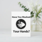 手を洗ったか ポストカード (スタンド正面)
