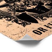 手を洗わないとバスルームを呪おもしろいう ポスター (角)